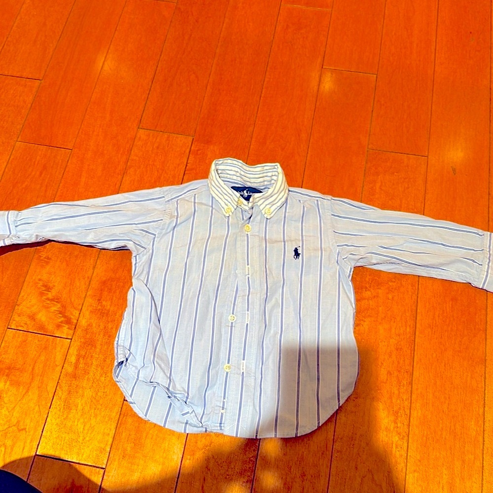 Ralph Lauren kids button down, size 12 months.  Great for Easter
